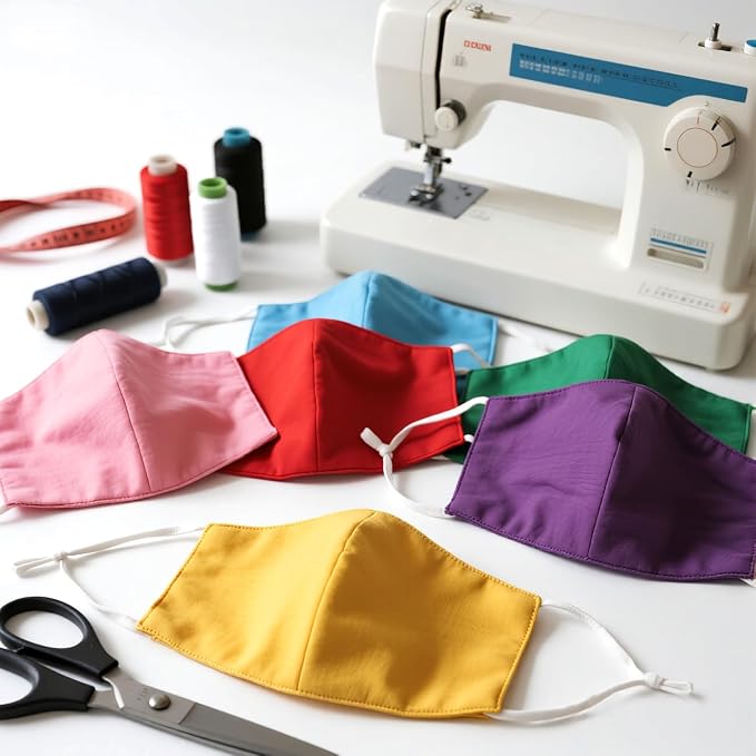 Aubliss 200pcs 100% Cotton Fabric Bundle 4" x 4" PreCut Fat Squares Sheets - Image 2