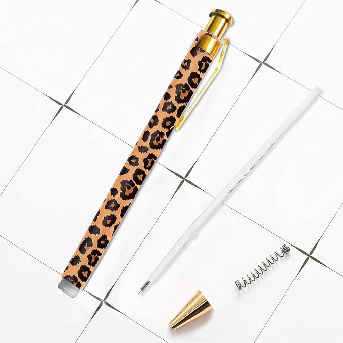 Ballpoint Pen 3Pcs Click Black Ink Metal Retractable 1.0 mm Medium Ballpoint - Image 5