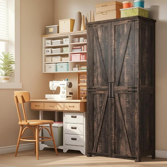 NEWOWNDS Craft Storage Cabinet - Image 4