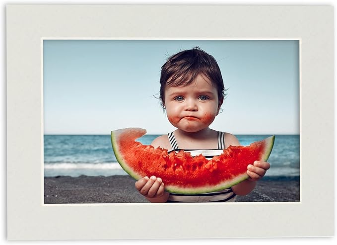 11x14 Mat for 8.5x11 Photo - Precut Grey Picture Matboard for Frames 11 x 14 Inches - Bevel Cut to Display Art 8.5 x 11 Inches - Acid Free Pack of 10 MATS with Backing Boards & Clear Bags