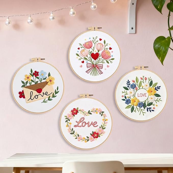 Haootadiy Beginner Embroidery Kit - Image 2