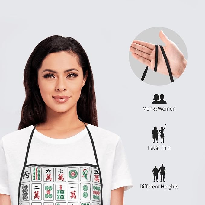 Apron Cooking Chef Work Shop Women Men Baking Decorations Painting Bbq Grilling - Image 8
