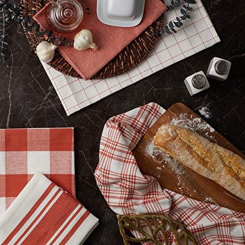 DII Everyday Basic Kitchen Collection Large Woven Cotton Dishtowel/Tea Towel Set - Image 5