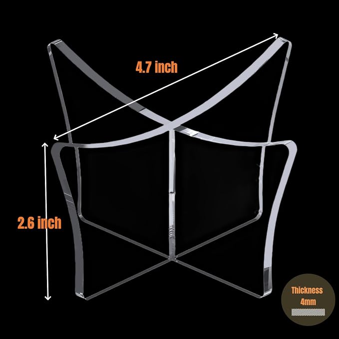 Acrylic Large Ball Stand Holder 4.7x2.6 Inch - Image 3