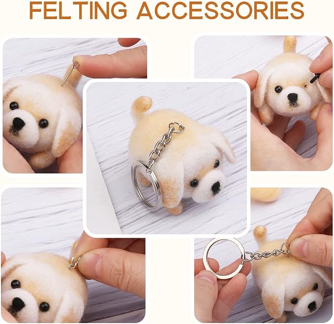 QMNNMA Needle Felting Kit for Beginners, Labrador Wool Felting Kit | Needle - Image 5