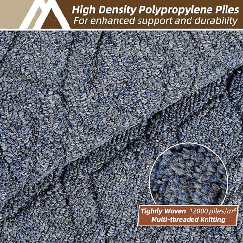 COSY HOMEER Kitchen Rugs Sets of 2 Non-Slip Washable, 60x24Inch/35X24Inch - Image 2