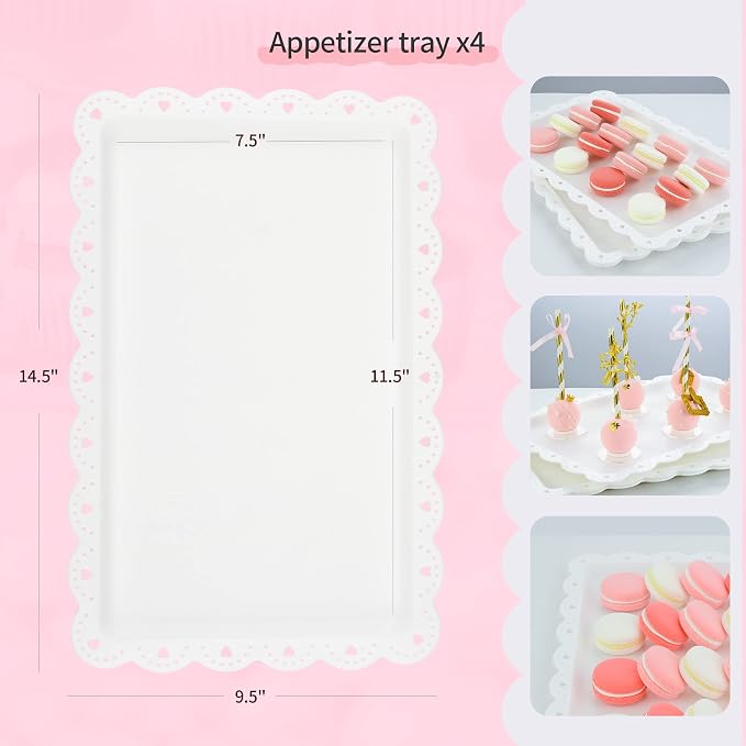 Pack of 11 NWK Cake Stand Set, - Image 4