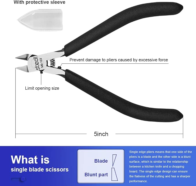 stedi Model Nippers Ultra Thin Single Edge - Image 5