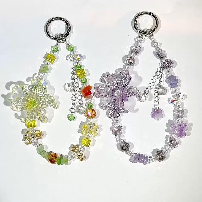 40pcs Flower Shape Beads Ab Color Cloud Bead Color Lily Beads - Image 7