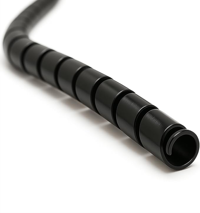 Electriduct 5/8 Inch Heavy Duty Spiral Wrap HDPE Flexible Plastic Cable Sleeve by Electriduct