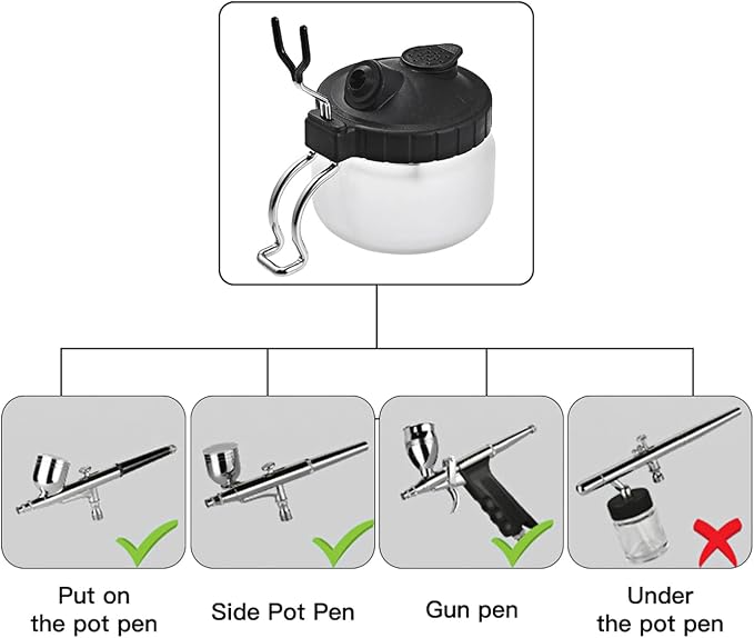 JOYABEST Airbrush Cleaning Pot - Image 5