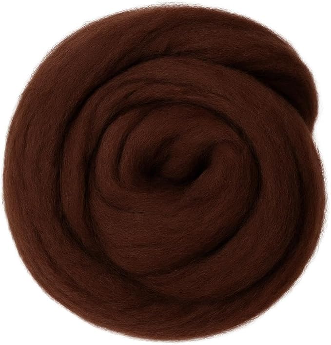 Catopia Wool Roving Yarn, 100G/3.53OZ Soft Felting Wool Pure Chunky Roving Yarn by Catopia