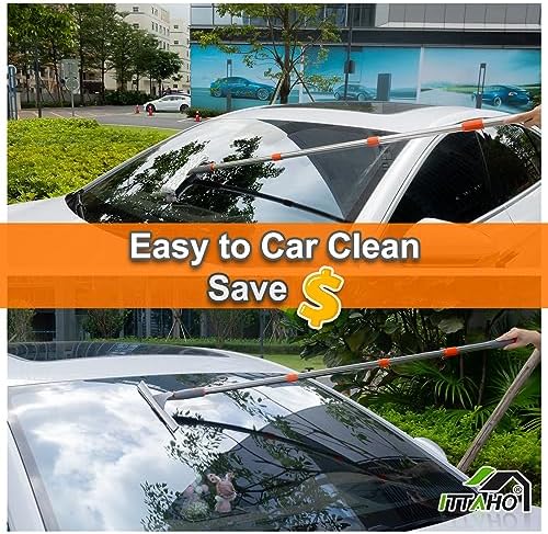 Squeegee for Window Cleaning, Extendable Window Cleaner for Car, Sliding Door - Image 7