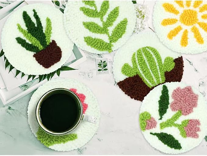 Mefatus Punch Needle Kit for Beginners Easy Punch Needle Embroidery Kit Tool - Image 3