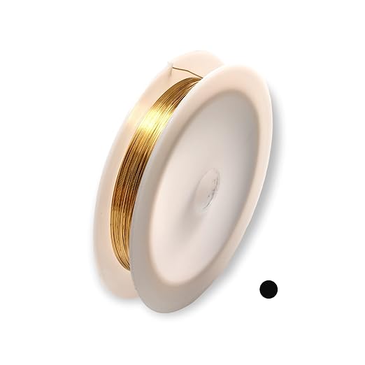 28 Gauge - 1 Ounce (125FT) Jeweler's Brass Wire, Red Brass, Round, Dead Soft, CDA #230 Alloy Jewelry Grade by CRAFT WIRE
