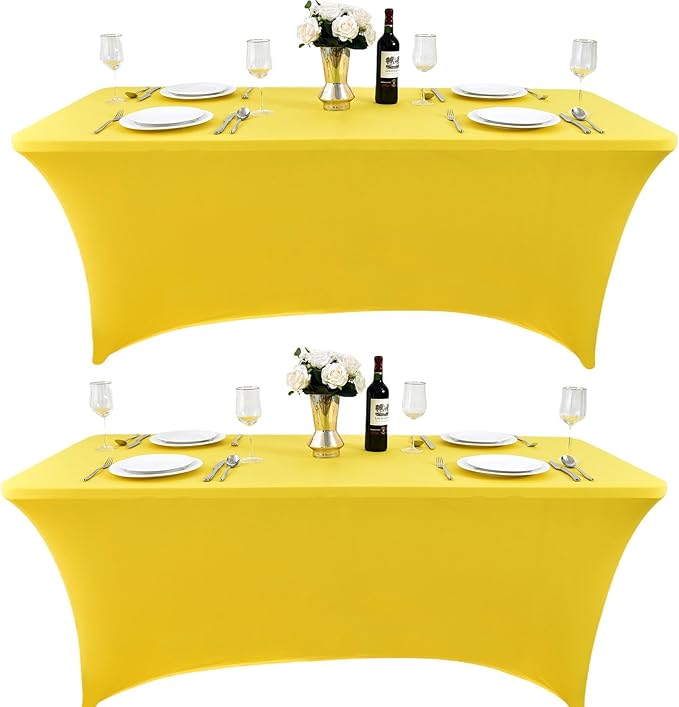 2-Pack 4ft Spandex Table Covers by Unknown