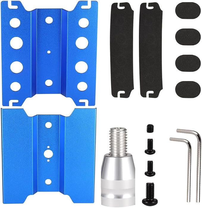 RC Car Repair Work Stand Lift Lower Adjustable Workstation Aluminum 360 Degree - Image 4