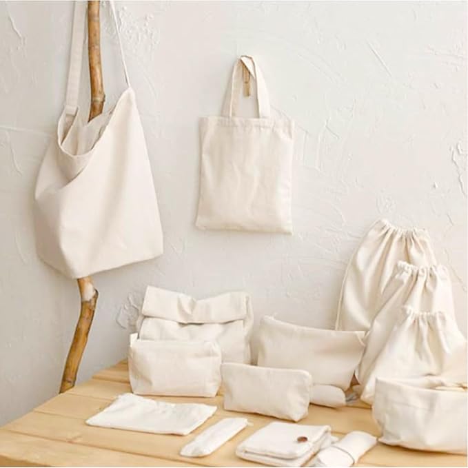 Barcelonetta | Canvas Fabric | Cotton Duck | Heavy | White 10oz | 60'' Wide | - Image 5