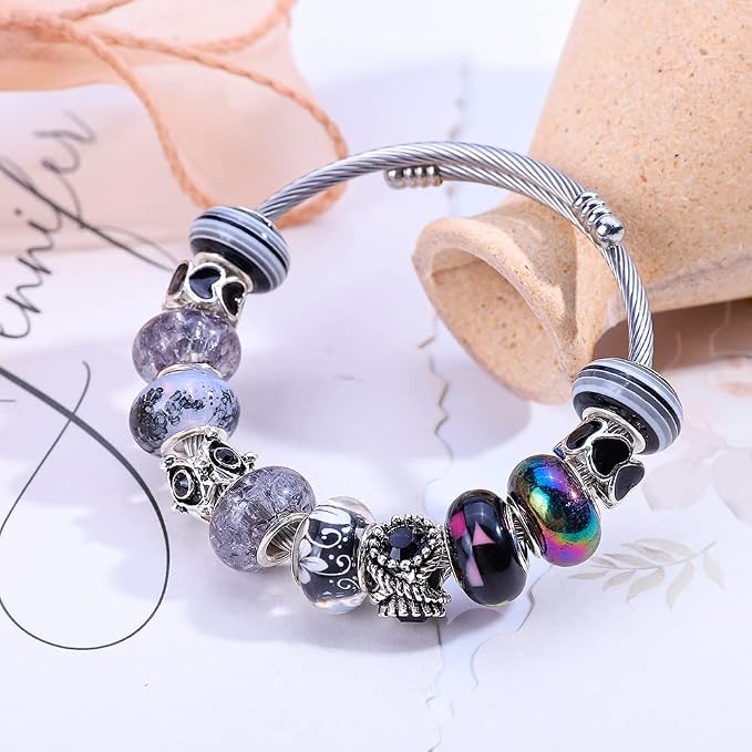 European Large Hole Spacer Charm Beads - Image 4
