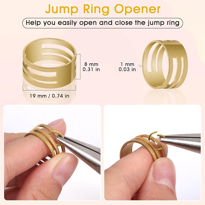 4600Pcs Silver and Gold Jump Rings - Image 4