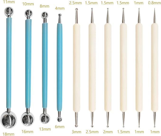 10Pcs Dotting Tools, Ball End Dot Art Tools - Image 5