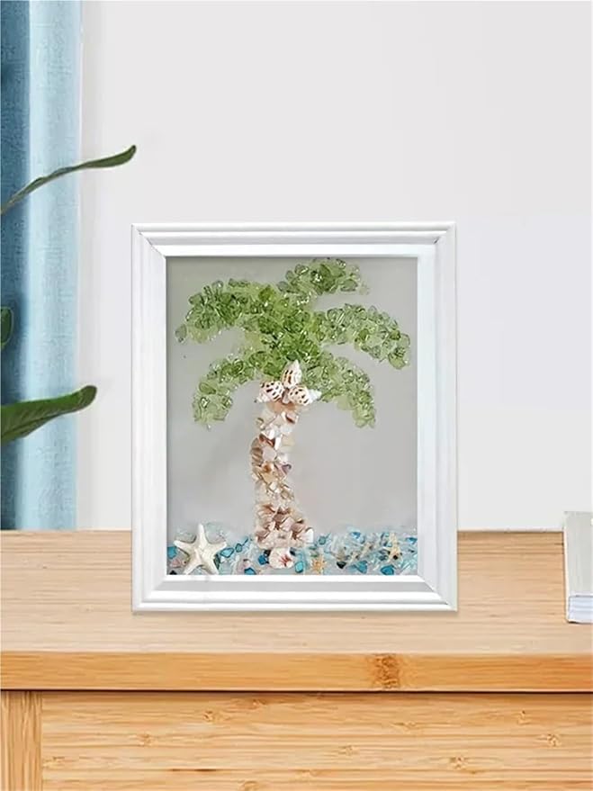 LYJZYXGS Sea Glass Art Kit, DIY Resin Beach Art Kit, Modern Ocean Painting Kit - Image 5