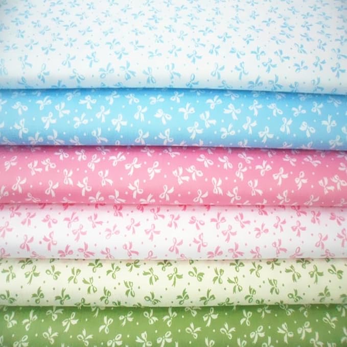 Cotton Fabric DIY Making Supplies Quilting Patchwork Fabric Fat Quarter Bundles by Antetek
