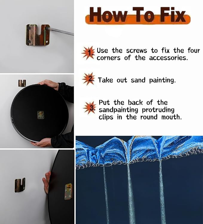 Oneshow Moving Sand Art Wall Art 3D Deep Sea Sandscape Gifts - Image 6