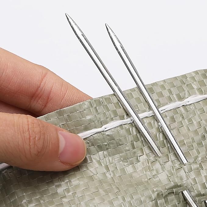 12" Professional Upholstery Needle 30cm length 3mm thickness, Big Eye Hand Sewing Needles for Stitching and Crafting Projects