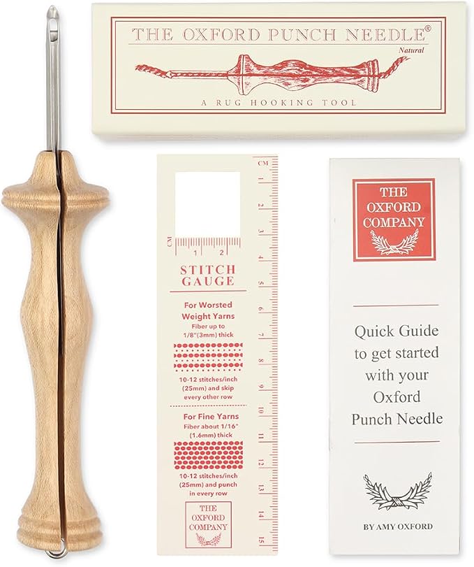 The Oxford Punch Needle #8 Fine Point Punch Needle | Patented Design | by TheOxfordPunchNeedle