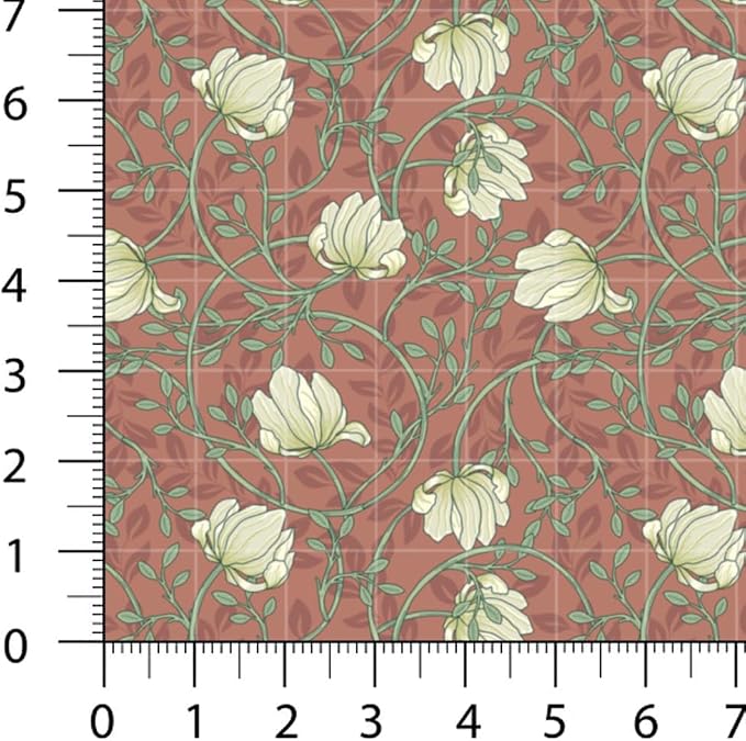 Floral Patchwork Fabric Panel 100x155 cm – 100% Cotton Satin, 6 Coordinated - Image 8