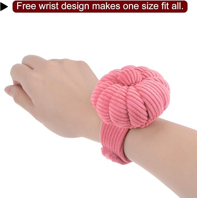 HARFINGTON Wrist Pin Cushions Band Sewing Needle Cushion Needle Holder Pincushions with Adjustable Strap Fit All Wrist Sizes for Sewing Quilting Needlework DIY Crafts, Yellow