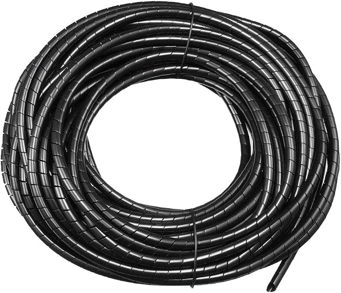 uxcell 3mm Flexible Spiral Cable Wrap Wire Cord Wraps Manage Cord 19M Length by uxcell