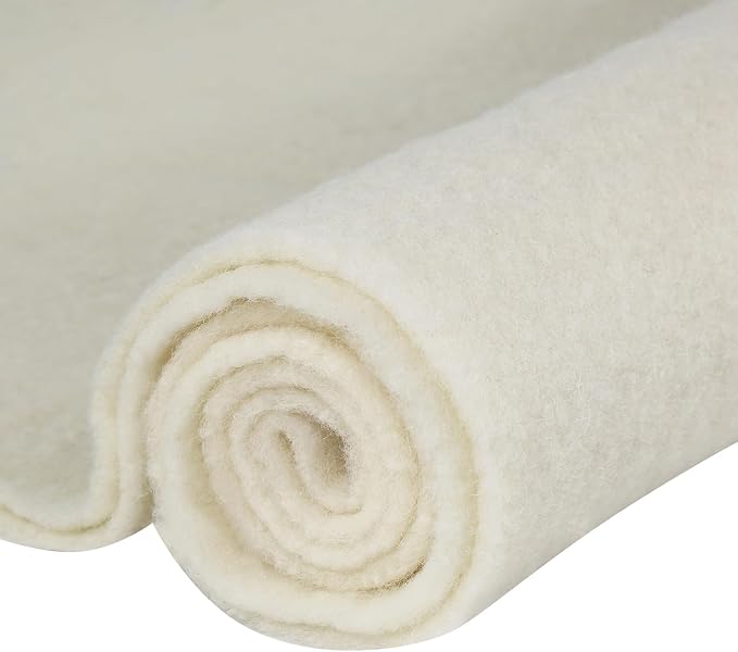 18" x 39" Wool Felt Fabric, Pure Merino Felt Fabric by FINDUFA