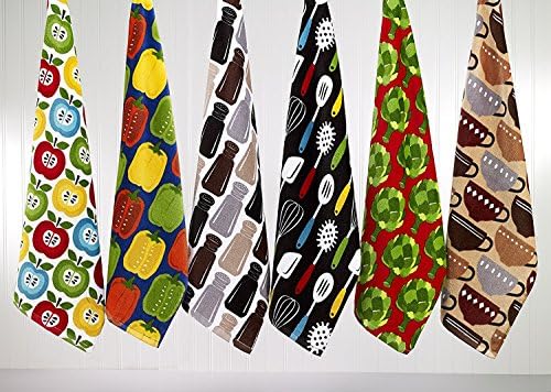 T-Fal Fiber Reactive Print Kitchen Towels: Highly Absorbent, Super Soft - Image 6