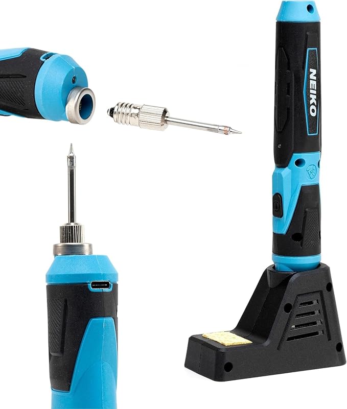 NEIKO 40421A Wireless Soldering Kit, Mini USB Rechargeable Solder Iron Pen - Image 4