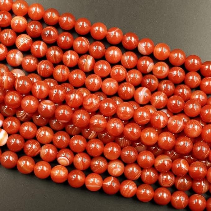 Zenkeeper 116 Pcs Carnelian Beads - Image 2