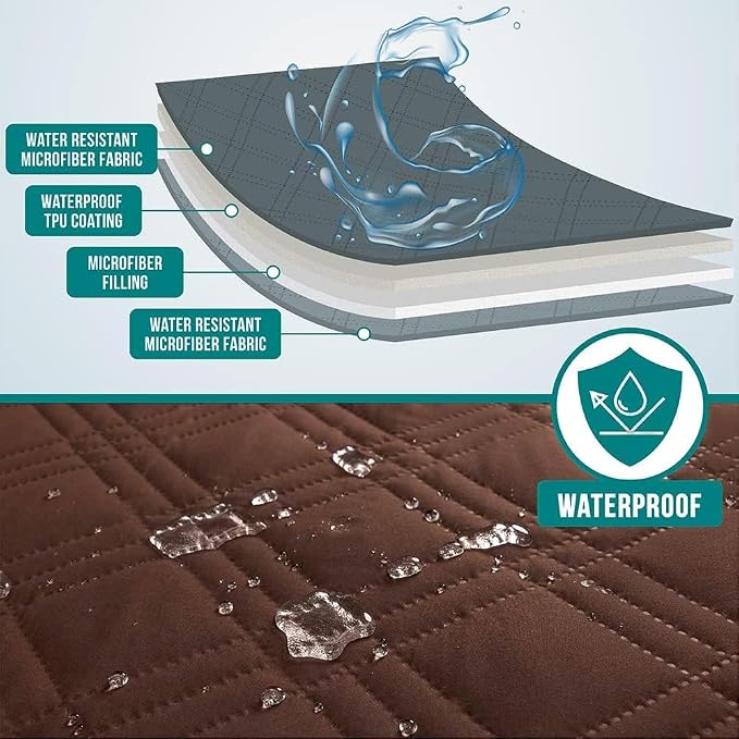 PetAmi Waterproof Bed Cover for Dogs, Waterproof Pet Blanket Couch Cover - Image 3