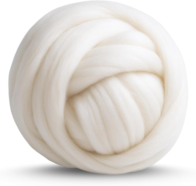 Revolution Fibers Merino Wool Roving 1 lb by RevolutionFibers