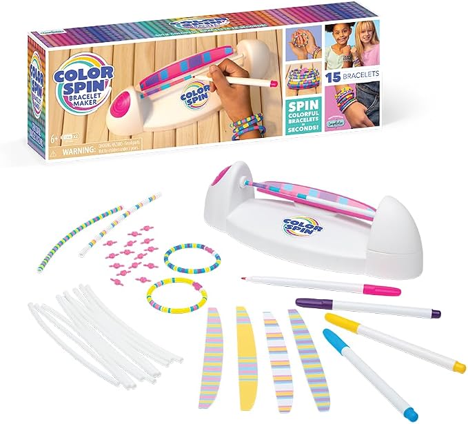Colorspin Electric Friendship Bracelet Maker Kit by Loopdedoo