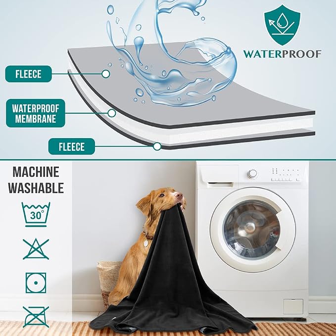 PetAmi Waterproof Dog Blanket for Extra Large Pets Dogs Cats, Large Pet Couch - Image 3
