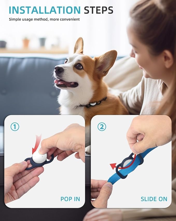 VB GPS Tracker for Dogs, Mini GPS Cat Tracker, Smart Pet Activity Tracker - Image 3