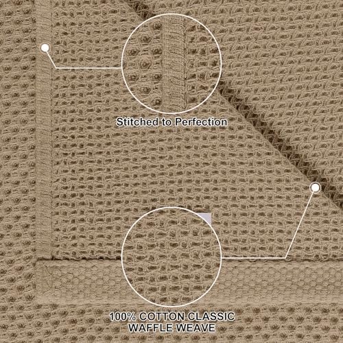 Homaxy 12 Pack 100% Cotton Kitchen Towels and Dishcloths Set - Image 2