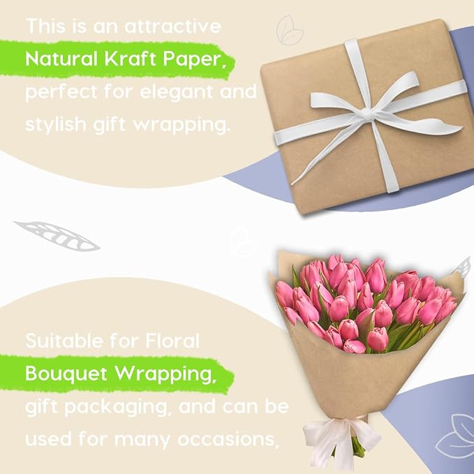 PerkHomy Brown Kraft Paper Roll 36" x 1 - Image 4