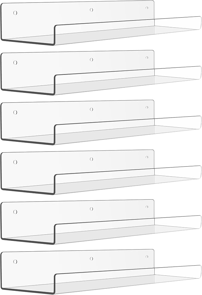upsimples 15" x 4" Acrylic Shelves by upsimples