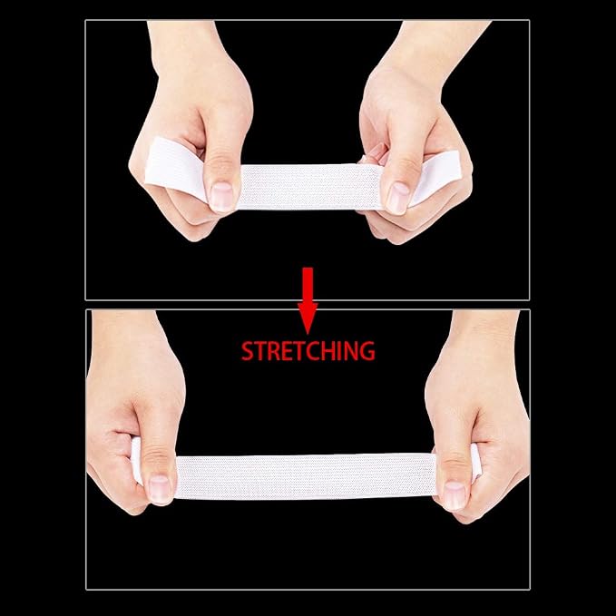 Airisoer Elastic Bands for Sewing 1 Inch 32 Yards White Knit Elastic Spool High - Image 6