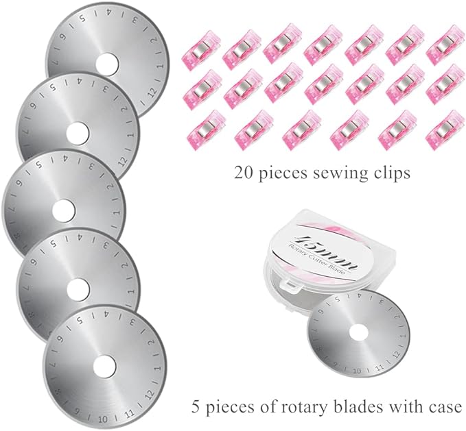 39 Pcs Rotary Cutter Set Pink - Image 3