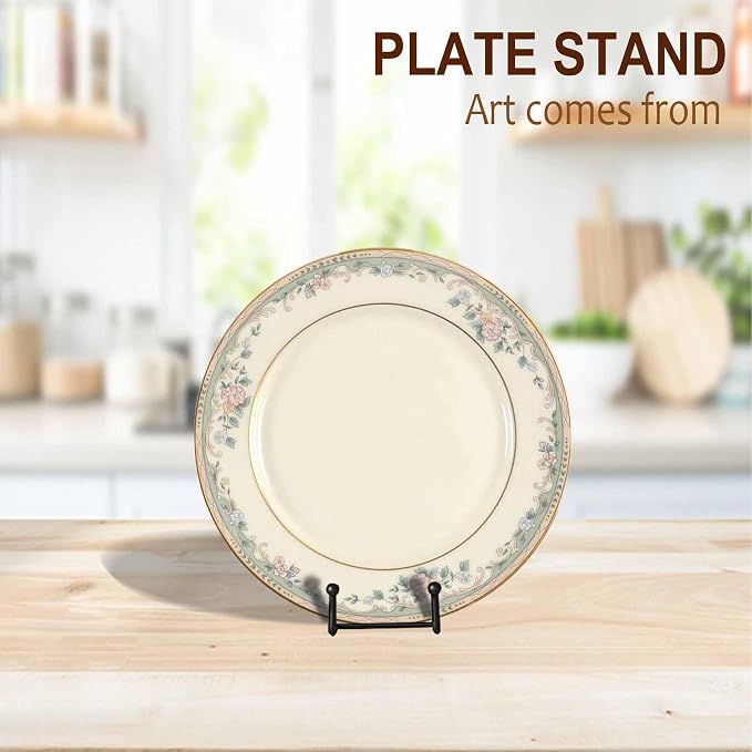 Hoewina Plate Stands for Display, 3 Pack 10 Inch Plate Holder Display Stands - Image 6