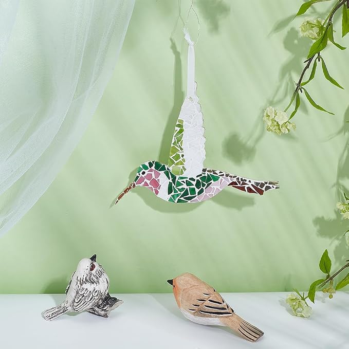 WEBEEDY 2 Sets Hummingbird Mosaic Tiles Kit - Image 5