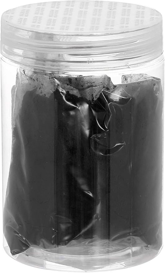 HARFINGTON Iron Oxide Powder Concrete Pigment 500 Mesh 3.5oz (100g) Iron Oxide Grout Pigment for Pastel Tile Paint Concrete Cement, Jet Black